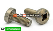 Винт гол сфера DIN 7985 A2 НЕРЖ 3х20
