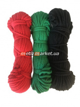 Канат хлопковый цветной ф10 (50 м)