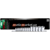 Набор головок TORX на планке TOPTUL 1/4"-1/2" E4-E24 14ед. GAAR1402